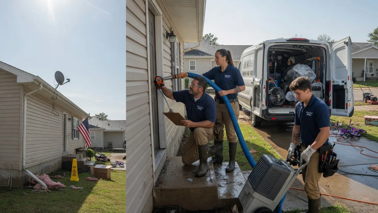 Ceiling Water Damage Restoration in Beattie, KS near me